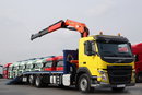 Volvo FM 410 / 6x2 / LAWETA + HDS PALFINGER PK 18500 / OŚ PODNOSZONA  / NAJAZDY HYDRAULICZNE / WCIĄGARKA / EURO 6  zdjęcie 10