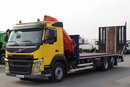 Volvo FM 410 / 6x2 / LAWETA + HDS PALFINGER PK 18500 / OŚ PODNOSZONA  / NAJAZDY HYDRAULICZNE / WCIĄGARKA / EURO 6  zdjęcie 12