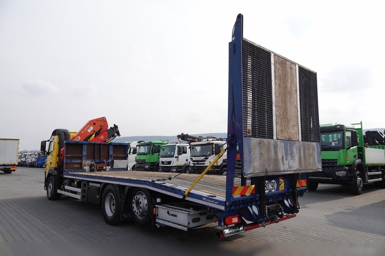 Volvo FM 410 / 6x2 / LAWETA + HDS PALFINGER PK 18500 / OŚ PODNOSZONA  / NAJAZDY HYDRAULICZNE / WCIĄGARKA / EURO 6  zdjęcie 14