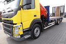 Volvo FM 410 / 6x2 / LAWETA + HDS PALFINGER PK 18500 / OŚ PODNOSZONA  / NAJAZDY HYDRAULICZNE / WCIĄGARKA / EURO 6  zdjęcie 20