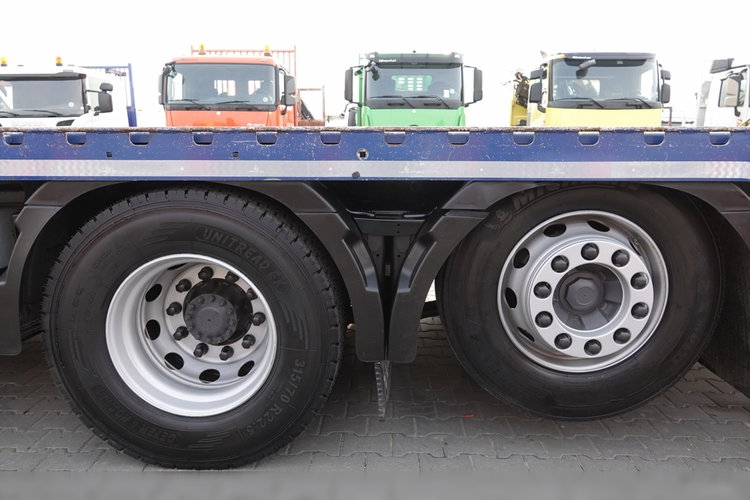 Volvo FM 410 / 6x2 / LAWETA + HDS PALFINGER PK 18500 / OŚ PODNOSZONA  / NAJAZDY HYDRAULICZNE / WCIĄGARKA / EURO 6  zdjęcie 38