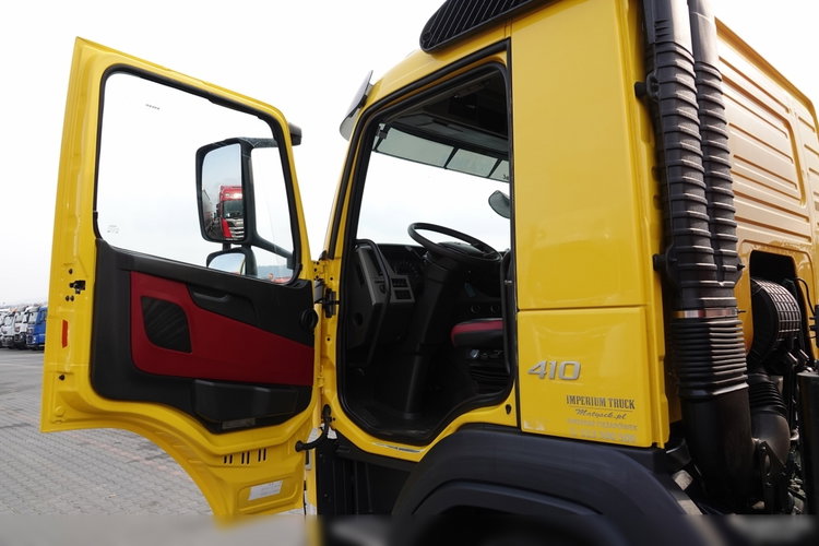 Volvo FM 410 / 6x2 / LAWETA + HDS PALFINGER PK 18500 / OŚ PODNOSZONA  / NAJAZDY HYDRAULICZNE / WCIĄGARKA / EURO 6  zdjęcie 40
