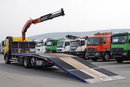 Volvo FM 410 / 6x2 / LAWETA + HDS PALFINGER PK 18500 / OŚ PODNOSZONA  / NAJAZDY HYDRAULICZNE / WCIĄGARKA / EURO 6  zdjęcie 6