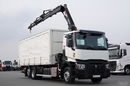 Renault C 380 / 6x2 / SKRZYNIOWY / HDS HIAB 138 B-3 WYSÓW 10, 5 M / ROTATOR / STEROWANIE RADIOWE / + WINDA ZAŁADOWCZA / ZABUDOWA FIRANKA ZSUWANA / EURO 6 zdjęcie 10
