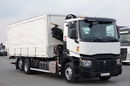 Renault C 380 / 6x2 / SKRZYNIOWY / HDS HIAB 138 B-3 WYSÓW 10, 5 M / ROTATOR / STEROWANIE RADIOWE / + WINDA ZAŁADOWCZA / ZABUDOWA FIRANKA ZSUWANA / EURO 6 zdjęcie 19