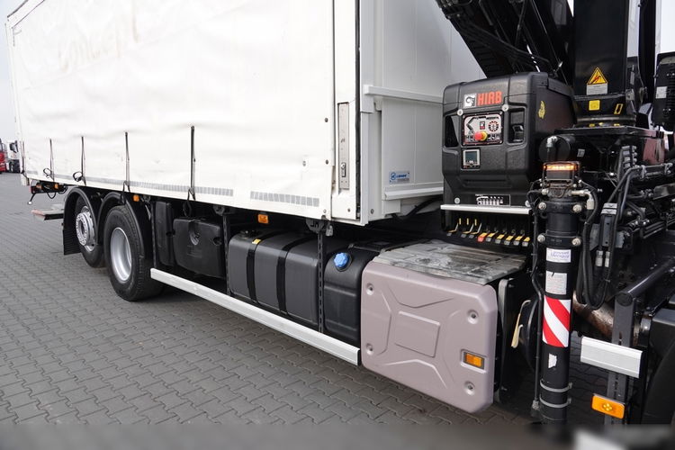 Renault C 380 / 6x2 / SKRZYNIOWY / HDS HIAB 138 B-3 WYSÓW 10, 5 M / ROTATOR / STEROWANIE RADIOWE / + WINDA ZAŁADOWCZA / ZABUDOWA FIRANKA ZSUWANA / EURO 6 zdjęcie 28