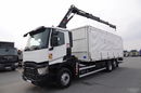 Renault C 380 / 6x2 / SKRZYNIOWY / HDS HIAB 138 B-3 WYSÓW 10, 5 M / ROTATOR / STEROWANIE RADIOWE / + WINDA ZAŁADOWCZA / ZABUDOWA FIRANKA ZSUWANA / EURO 6 zdjęcie 4