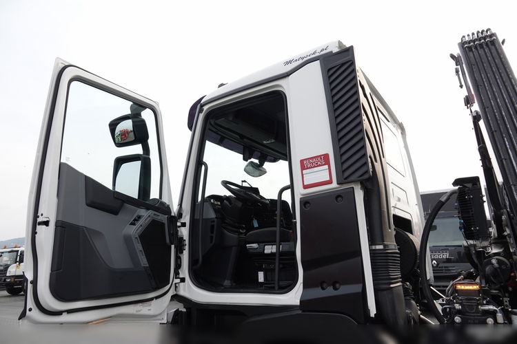 Renault C 380 / 6x2 / SKRZYNIOWY / HDS HIAB 138 B-3 WYSÓW 10, 5 M / ROTATOR / STEROWANIE RADIOWE / + WINDA ZAŁADOWCZA / ZABUDOWA FIRANKA ZSUWANA / EURO 6 zdjęcie 49