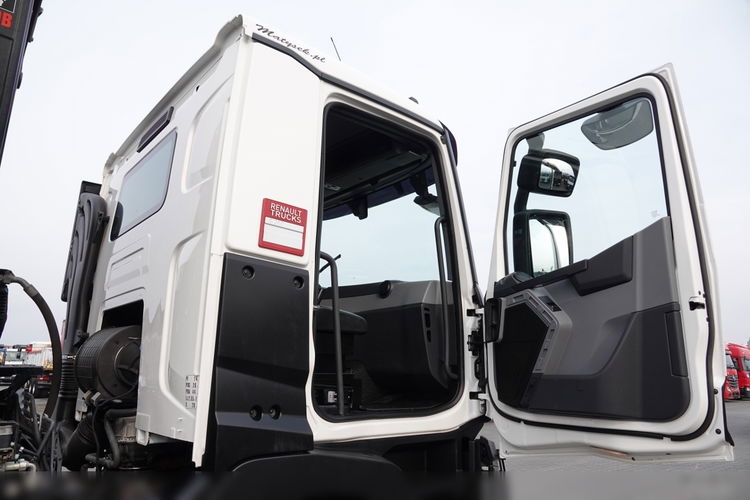 Renault C 380 / 6x2 / SKRZYNIOWY / HDS HIAB 138 B-3 WYSÓW 10, 5 M / ROTATOR / STEROWANIE RADIOWE / + WINDA ZAŁADOWCZA / ZABUDOWA FIRANKA ZSUWANA / EURO 6 zdjęcie 61