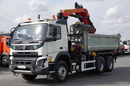 Volvo FMX 410 / 6x4 / WYWROTKA + HDS PALFINGER 18002-EH A / HYDROBURTA / STEROWANIE RADIOWE / ŁYCHA / ROTATOR / EURO 6  zdjęcie 11