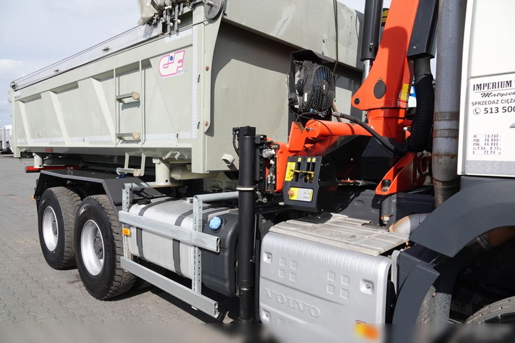 Volvo FMX 410 / 6x4 / WYWROTKA + HDS PALFINGER 18002-EH A / HYDROBURTA / STEROWANIE RADIOWE / ŁYCHA / ROTATOR / EURO 6  zdjęcie 27