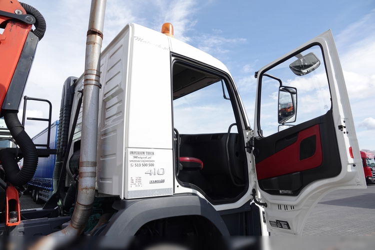 Volvo FMX 410 / 6x4 / WYWROTKA + HDS PALFINGER 18002-EH A / HYDROBURTA / STEROWANIE RADIOWE / ŁYCHA / ROTATOR / EURO 6  zdjęcie 48