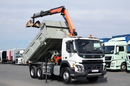 Volvo FMX 410 / 6x4 / WYWROTKA + HDS PALFINGER 18002-EH A / HYDROBURTA / STEROWANIE RADIOWE / ŁYCHA / ROTATOR / EURO 6  zdjęcie 4
