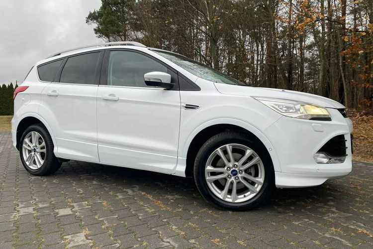 Ford Kuga Panorama+Ledy przód tył+Półskóry+Keyless Go+Climatronic+Podg Fotele zdjęcie 14