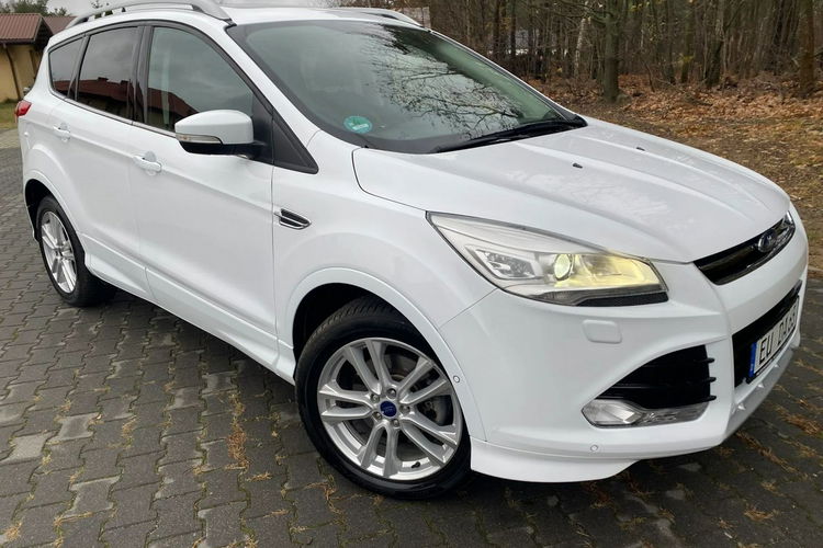 Ford Kuga Panorama+Ledy przód tył+Półskóry+Keyless Go+Climatronic+Podg Fotele zdjęcie 16