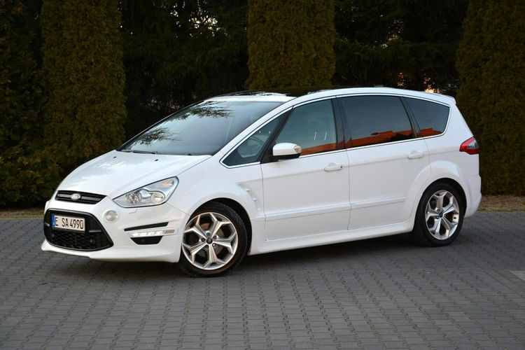 Ford S-Max Pakiet ST Lift Panorama Radar ACC Ledy Skóry Navi Convers Alu18 2xPark zdjęcie 3