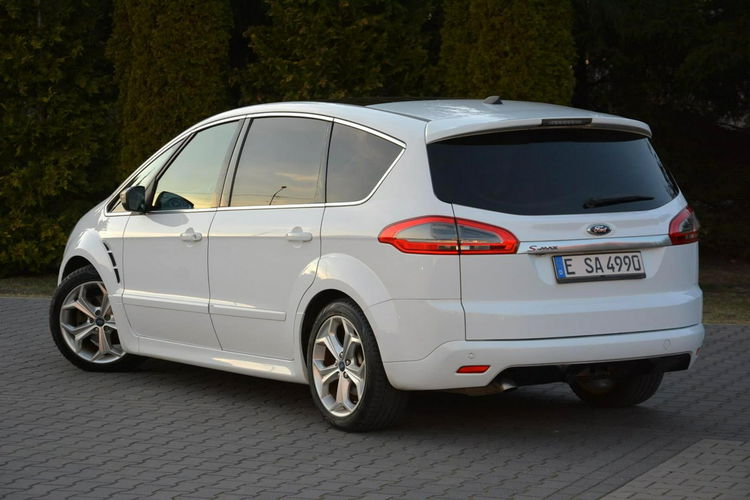 Ford S-Max Pakiet ST Lift Panorama Radar ACC Ledy Skóry Navi Convers Alu18 2xPark zdjęcie 7