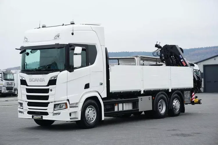 Scania R 450 / E 6 / 6 X 2 / SKRZYNIOWY + HDS / HIAB 192 ES – 3 / OŚ SKRETNA zdjęcie 10