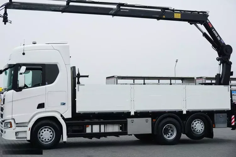 Scania R 450 / E 6 / 6 X 2 / SKRZYNIOWY + HDS / HIAB 192 ES – 3 / OŚ SKRETNA zdjęcie 24