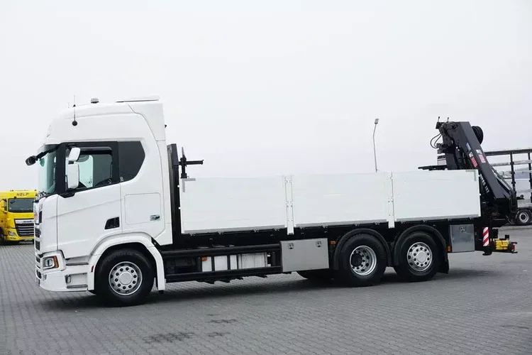 Scania R 450 / E 6 / 6 X 2 / SKRZYNIOWY + HDS / HIAB 192 ES – 3 / OŚ SKRETNA zdjęcie 30