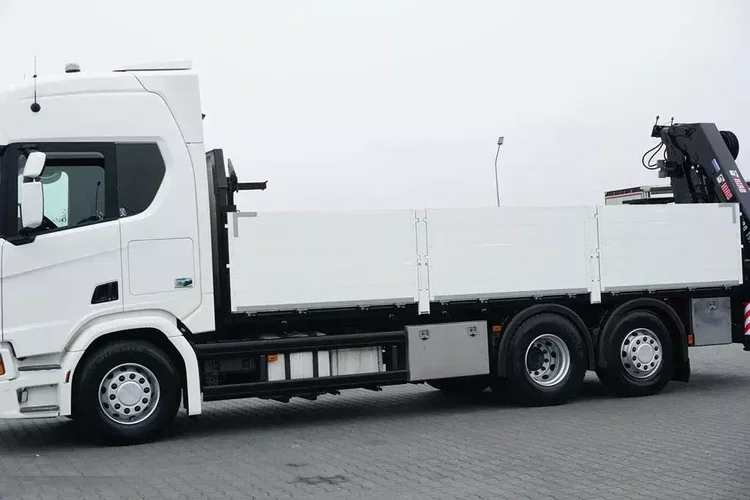Scania R 450 / E 6 / 6 X 2 / SKRZYNIOWY + HDS / HIAB 192 ES – 3 / OŚ SKRETNA zdjęcie 32