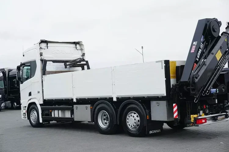 Scania R 450 / E 6 / 6 X 2 / SKRZYNIOWY + HDS / HIAB 192 ES – 3 / OŚ SKRETNA zdjęcie 38