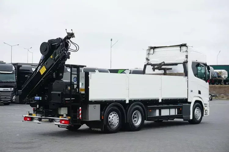 Scania R 450 / E 6 / 6 X 2 / SKRZYNIOWY + HDS / HIAB 192 ES – 3 / OŚ SKRETNA zdjęcie 39