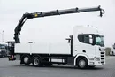 Scania R 450 / E 6 / 6 X 2 / SKRZYNIOWY + HDS / HIAB 192 ES – 3 / OŚ SKRETNA zdjęcie 4