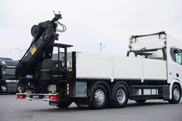 Scania R 450 / E 6 / 6 X 2 / SKRZYNIOWY + HDS / HIAB 192 ES – 3 / OŚ SKRETNA zdjęcie 40