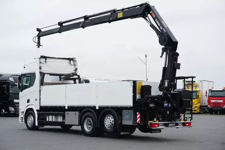 Scania R 450 / E 6 / 6 X 2 / SKRZYNIOWY + HDS / HIAB 192 ES – 3 / OŚ SKRETNA zdjęcie 5