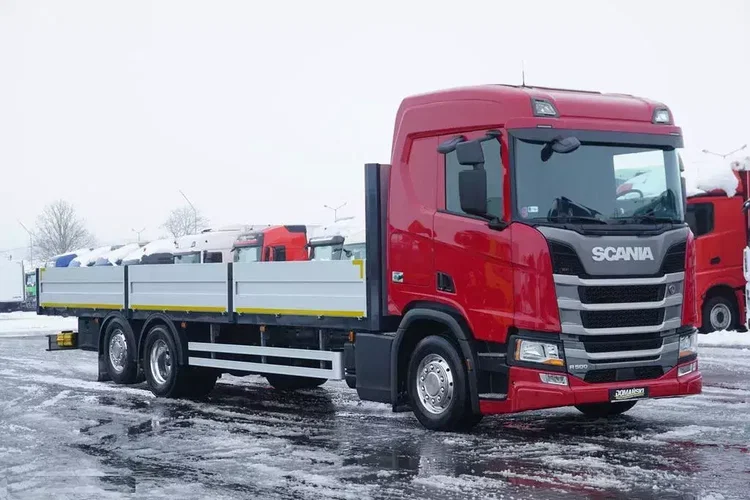 Scania R 500 / ACC / E 6 / SKRZYNIOWY / DŁ. 9.1 M / OŚ SKRĘTNA zdjęcie 2