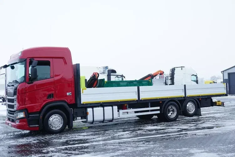 Scania R 500 / ACC / E 6 / SKRZYNIOWY / DŁ. 9.1 M / OŚ SKRĘTNA zdjęcie 3