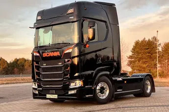 Scania S500 Pełna opcja cały na poduszce full ADR z Niemiec skóry 6 poduszek po kontrakcie serwisowym