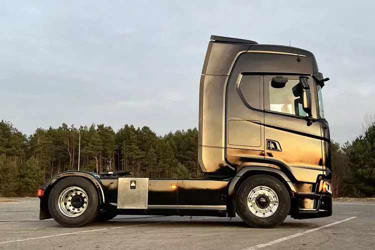 Scania S500 Pełna opcja cały na poduszce full ADR z Niemiec skóry 6 poduszek po kontrakcie serwisowym zdjęcie 10