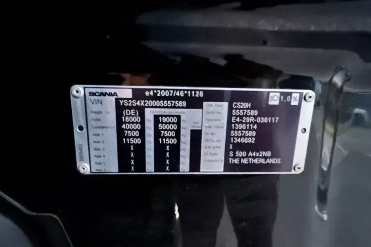 Scania S500 Pełna opcja cały na poduszce full ADR z Niemiec skóry 6 poduszek po kontrakcie serwisowym zdjęcie 38