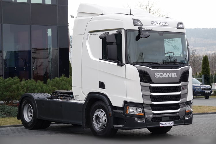 Scania R 450 / RETARDER / HYDRAULIKA / KLIMA POSTOJOWA / HYDRAULIKA / NISKA KABINA / OPONY 100% / PO KONTRAKCIE SERWISOWYM zdjęcie 1