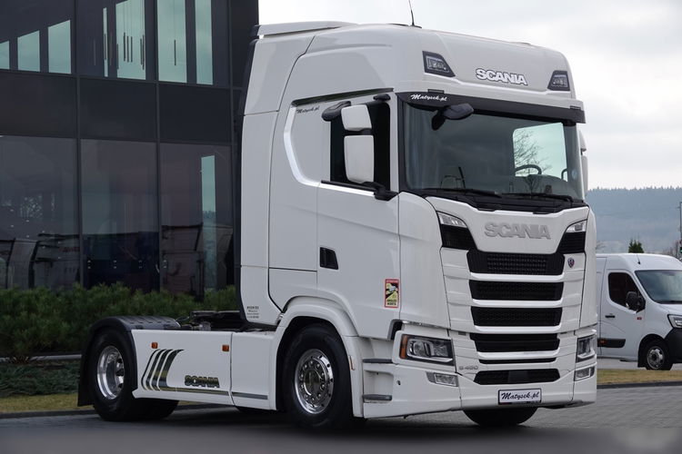 Scania S 450 / RETARDER / KLIMA POSTOJOWA / ALUFELGI / HYDRAULIKA / OPONY 100% / PO KONTRAKCIE SERWISOWYM  zdjęcie 2