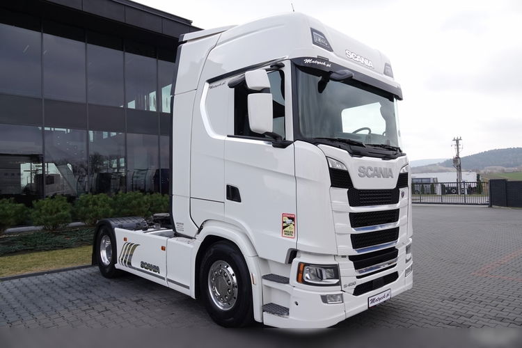 Scania S 450 / RETARDER / KLIMA POSTOJOWA / ALUFELGI / HYDRAULIKA / OPONY 100% / PO KONTRAKCIE SERWISOWYM  zdjęcie 3