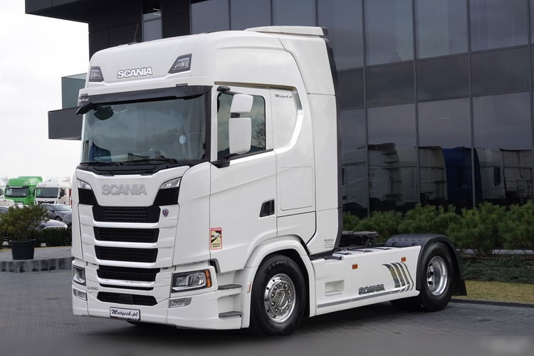 Scania S 450 / RETARDER / KLIMA POSTOJOWA / ALUFELGI / HYDRAULIKA / OPONY 100% / PO KONTRAKCIE SERWISOWYM  zdjęcie 4