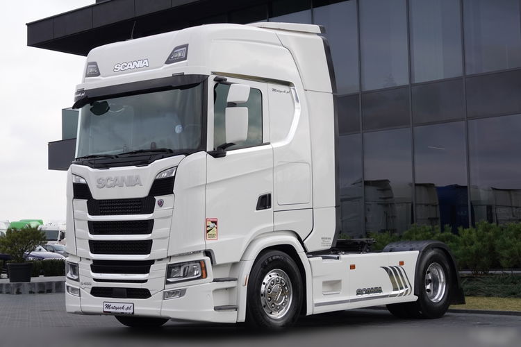 Scania S 450 / RETARDER / KLIMA POSTOJOWA / ALUFELGI / HYDRAULIKA / OPONY 100% / PO KONTRAKCIE SERWISOWYM  zdjęcie 5