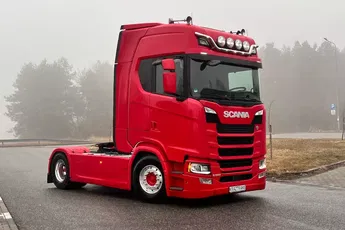 Scania S500 Pełna opcja cały na poduszce z Niemiec scania idealny stan