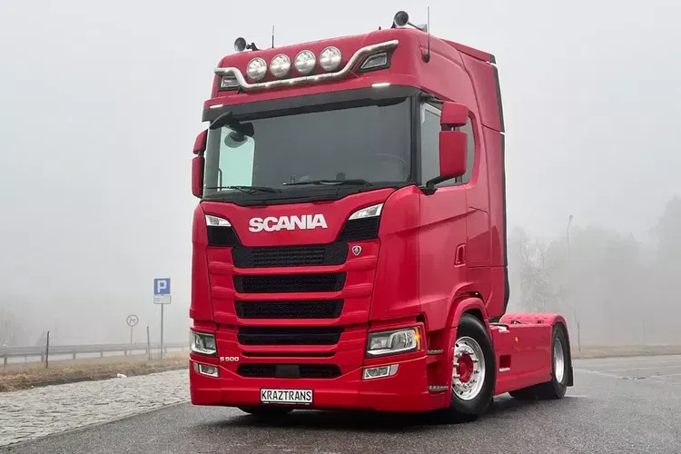 S500 Pełna opcja cały na poduszce z Niemiec scania idealny stan zdjęcie 3