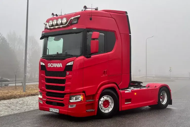 S500 Pełna opcja cały na poduszce z Niemiec scania idealny stan zdjęcie 4