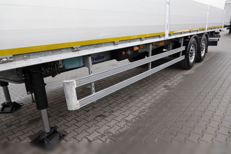 LECITRAILER / NACZEPA BURTOWA / 2 OSIE / DO BUDOWLANKI / MOCNA PODŁOGA / OCYNK zdjęcie 10