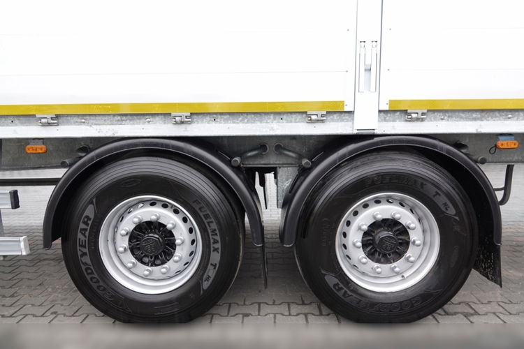 LECITRAILER / NACZEPA BURTOWA / 2 OSIE / DO BUDOWLANKI / MOCNA PODŁOGA / OCYNK zdjęcie 18