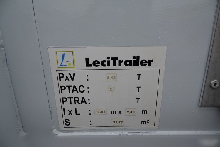 LECITRAILER / NACZEPA BURTOWA / 2 OSIE / DO BUDOWLANKI / MOCNA PODŁOGA / OCYNK zdjęcie 20