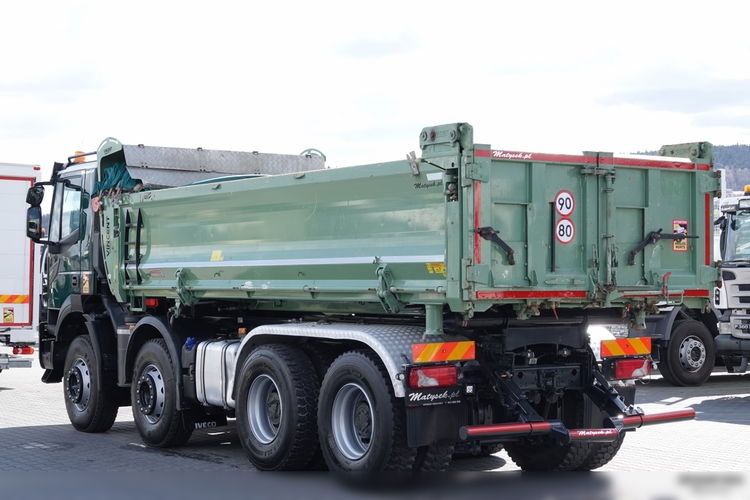 Iveco X-WAY 480 / 8X4 / WYWROTKA / HYDROBURTA / BORDMATIC / HYDROKLAPA / HARDOX / KAMERA  zdjęcie 11