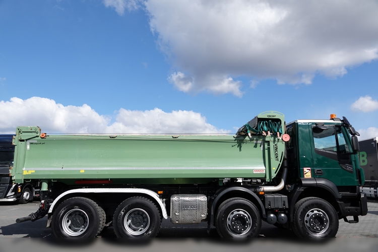 Iveco X-WAY 480 / 8X4 / WYWROTKA / HYDROBURTA / BORDMATIC / HYDROKLAPA / HARDOX / KAMERA  zdjęcie 23
