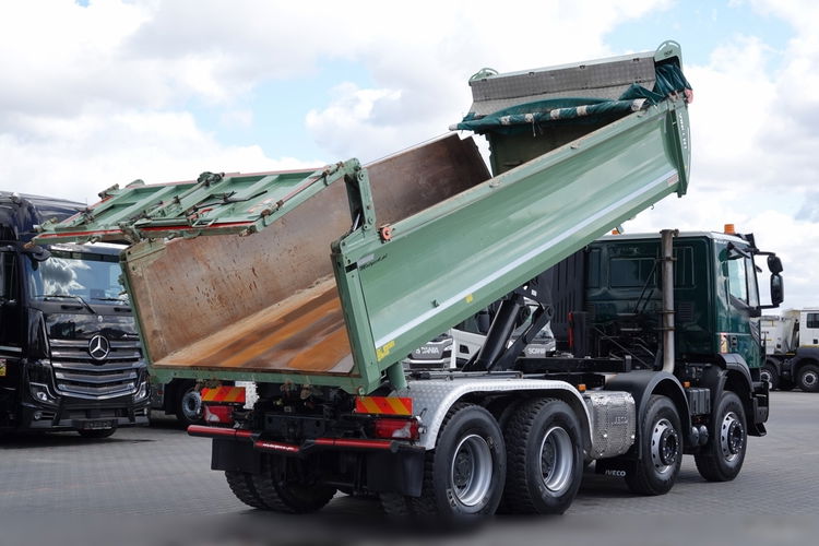 Iveco X-WAY 480 / 8X4 / WYWROTKA / HYDROBURTA / BORDMATIC / HYDROKLAPA / HARDOX / KAMERA  zdjęcie 3