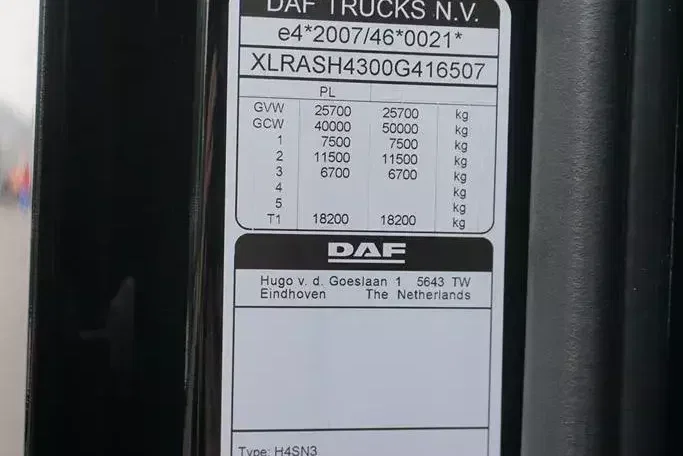 DAF / XF / 480 / ACC / EURO 6 / ZESTAW PRZEJAZDOWY 120 M3 / NOWY / NIE UŻYWANY zdjęcie 11